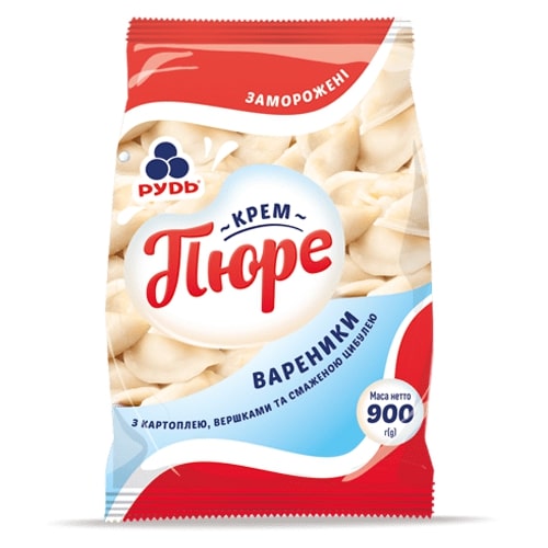 «CREAM MASH DUMPLINGS WITH POTATOES, CREAM AND FRIED ONIONS» Products